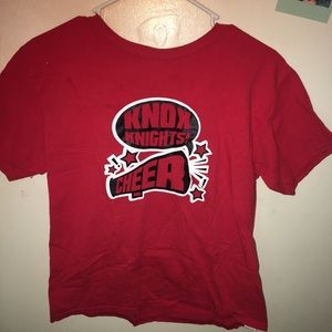 Red Elementary Cheer Tee Shirt